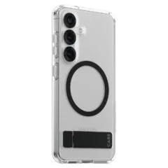 CARE Feature Case Clear Kickstand & QI Compatible Galaxy S25