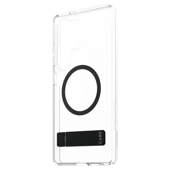 CARE Feature Case Clear w. Kickstand & QI Galaxy S25 Ultra — image 4