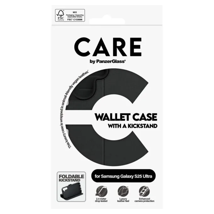CARE Feature Wallet Case w. Kickstand Samsung Galaxy S25 Ultra — image 4