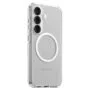 CARE Flagship Case Clear w. white QI Compatible Galaxy S25