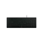 CHERRY STREAM PROTECT KEYBOARD Corded FR-Layout schwarz