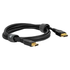 Club 3D DisplayPort 2.1 VESA DP80 Kabel 2m 8K 240Hz St. St. schwarz