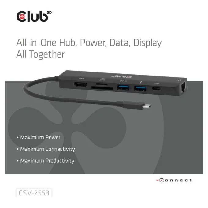 Club 3D USB Type-C® 7-in-1 Hub — image 3