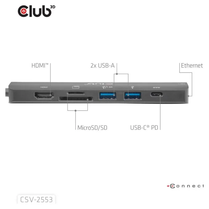 Club 3D USB Type-C® 7-in-1 Hub — image 5