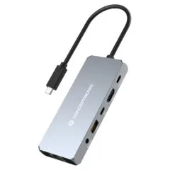 CONCEPTRONIC 6-1 Dock USB-C- to HDMI USB-A GbE AUX + 18cm gr