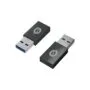 CONCEPTRONIC Adapter USB-A3.0- to USB-C3.2 2Stk 10Gbs OTG gr