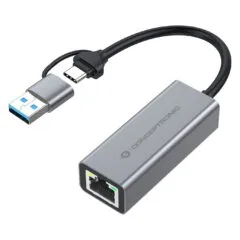 CONCEPTRONIC Adapter USB-C -A3.0- to GbE 5Gbs 0.18m gr