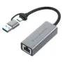 CONCEPTRONIC Adapter USB-C -A3.0- to GbE 5Gbs 0.18m gr