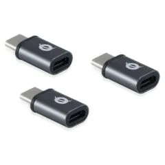 CONCEPTRONIC Adapter USB-C- to Micro-B2.0 3Stk 480Mbs OTG gr