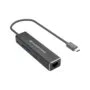 CONCEPTRONIC Adapter USB-C3.2- to 2.5GbE 2xC 2xA 5Gbs 0.15m sw