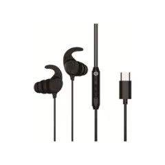 CONCEPTRONIC Headset In-Ear USB-C Mikro Ergono. + 1.20m sw