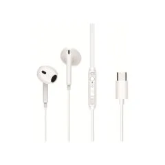 CONCEPTRONIC Headset Ohrhörer USB-C Mikro Bedien. + 1.20m ws