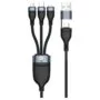 CONCEPTRONIC Kabel USB-C -A3.0- to C MicroB + 480Mbs 1.50m sw