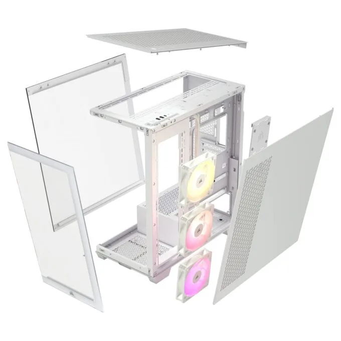 Corsair 3500X ARGB weiß Midi Tower ATX Gaming Gehäuse — image 6