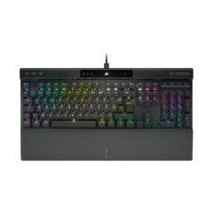 Corsair K70 RGB PRO - Kabelgebunden - USB - Optomechanischer Schlüsselschalter - AZERTY - RGB-LED - Schwarz FR
