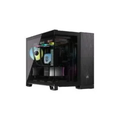 CORSAIR mATX 2500X (Tempered Glass) Black Obsidian Alu