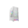 Cougar Airface RGB White Mid Tower PC Case - 3x ARGB Fans Included
