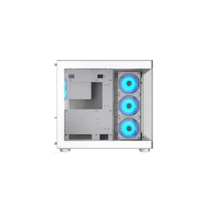 Cougar FV150 RGB White - Mid Tower ATX PC Case - Dual Chamber 400mm GPU - 4 ARGB Fans — image 3