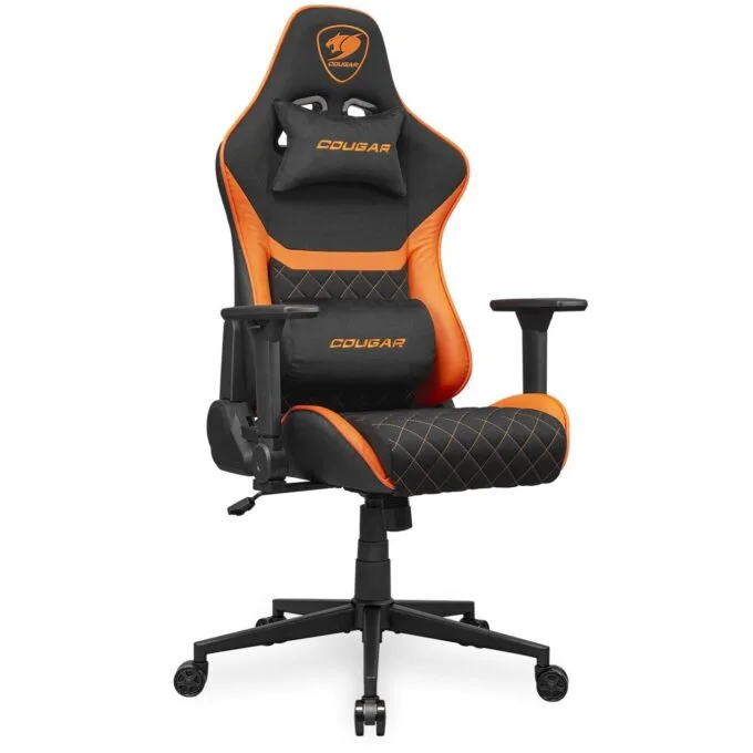 COUGAR Gaming-Stuhl Armor One V2 F, PVC Stoff,Schwarz Orange — image 2