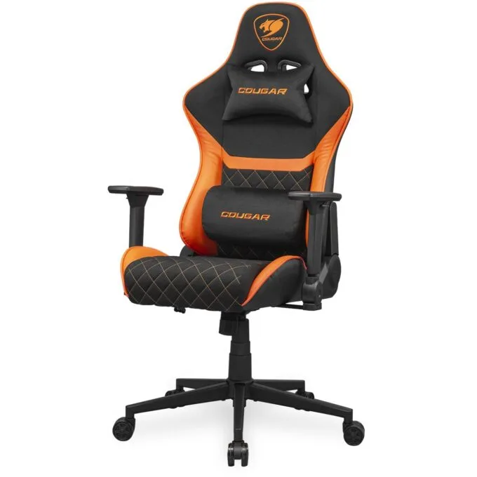 COUGAR Gaming-Stuhl Armor One V2 F, PVC Stoff,Schwarz Orange — image 3