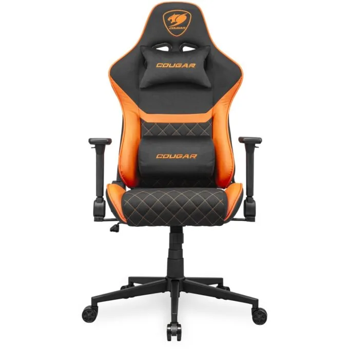 COUGAR Gaming-Stuhl Armor One V2 F, PVC Stoff,Schwarz Orange — image 1