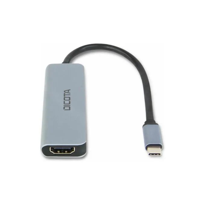D Dicota USB-C 5-in-1 Video Hub 4K PD 100W silver — image 5