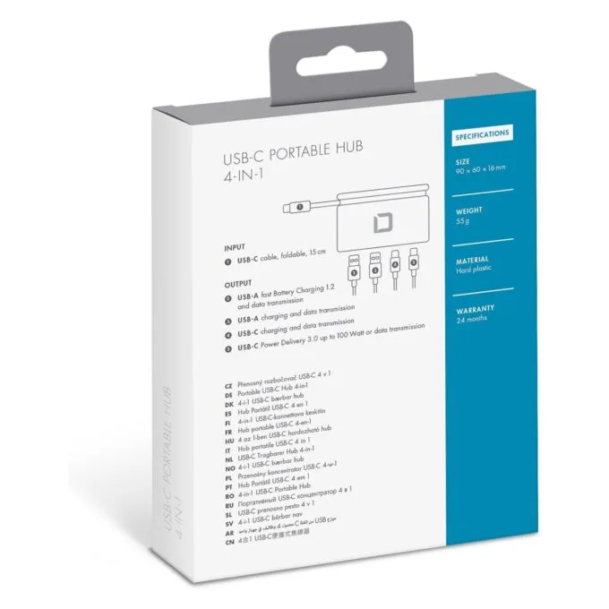 D Dicota USB-C Portable Hub 4-in-1 — image 5