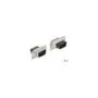 D-Sub 9 Pin Crimp Stecker. Metall. 4 Stück