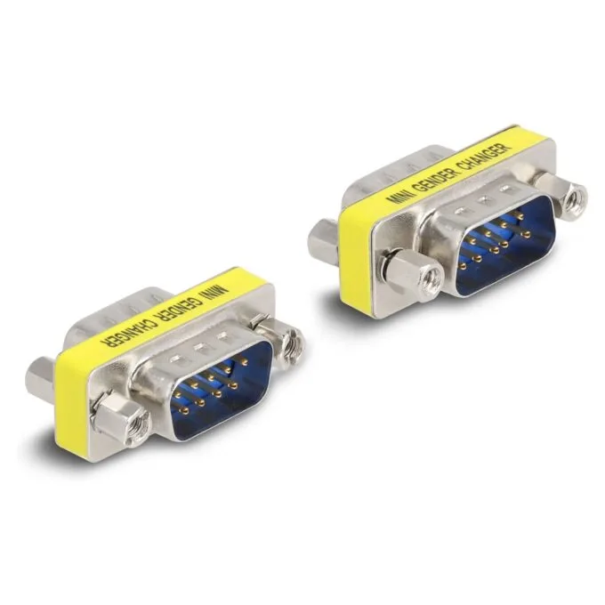 D-Sub 9 Pin Gender Changer Stecker zu Stecker (Muttern) 2 Stück — image 2