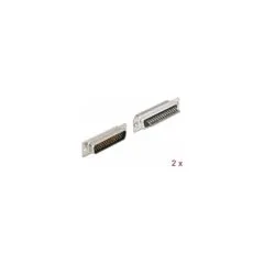D-Sub HD 44 Pin Stecker Metall. Lötversion. 2 Stück