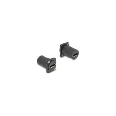 D-Typ Modul DisplayPort Buchse zu Buchse 4K schwarz