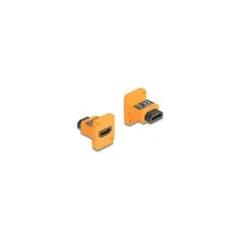 D-Typ Modul HDMI-A Buchse zu Buchse 4K orange