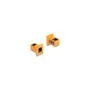 D-Typ Modul RJ45 Buchse zu Buchse 90° gewinkelt orange