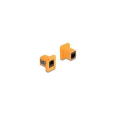 D-Typ Modul RJ45 Buchse zu Buchse orange