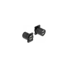 D-Typ Modul USB 2.0 Typ-A 2 x Buchse zu 2 x Buchse