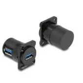 D-Typ Modul USB 5 Gbps Typ-A Buchse zu Buchse 90° gewinkelt
