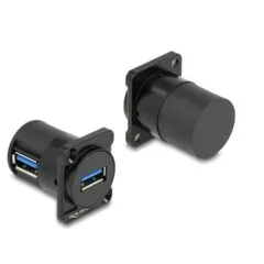 D-Typ Modul USB 5 Gbps Typ-A Buchse zu Buchse 90° gewinkelt