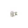 D-Typ RJ45 Einbaubuchse mit LSA Anschluss Cat.6A STP Metall