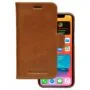 dbramante1928 Lynge - Flip-Hlle fr Mobiltelefon - genarbtes Leder - Hellbraun - fr Apple iPhone 12 mini