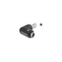 DC Adapter 5.5 x 2.1 mm Stecker zu 5.5 x 2.1 mm Buchse 90° gewinkelt