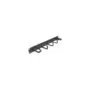 Delock 19? Kabelmanagement Rangierpanel mit 5 Metall Bügeln (2 x horizontal. 3 x vertikal) 1 HE schwarz
