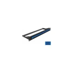 Delock 19? LWL Patchpanel 24 Port SC Simplex blau