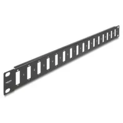 Delock 19? Panel für Adapter mit Schraubanschluss 16 Port schwarz