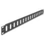 Delock 19? Panel für Adapter mit Schraubanschluss 16 Port schwarz