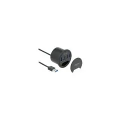 DELOCK 4 Port Tisch-Hub mit 4x SuperSpeed USB Typ-A Port