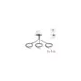 Delock 4G MIMO Dualband WiFi 6 Antenne 2 x SMA + 1 x RP-SMA Stecker ULA100 1 m Schraubmontage outdoor weiß