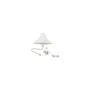 Delock 4G WiFi 2.4 GHz Antenne N Buchse 3 dBi 30 cm RG-58 omnidirektional Deckenmontage weiß