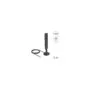 Delock 5G LTE Antenne SMA Stecker 3 dBi omnidirektional mit Anschlusskabel RG-174 3 m mit Kippgelenk mit magnetischem...