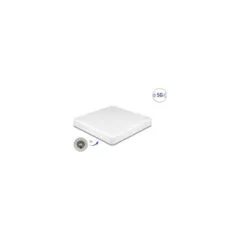 Delock 5G LTE MIMO Antenne 2 x N Buchse 2.7 - 9.0 dBi direktional Wand- und Mastmontage outdoor weiß
