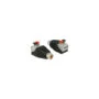 Delock Adapter Cinchbuchse to Terminalblock mit Drucktasten 2 Pin